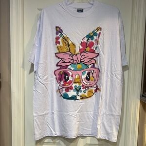 Griffin T-Shirt with Colorful Bunny Design